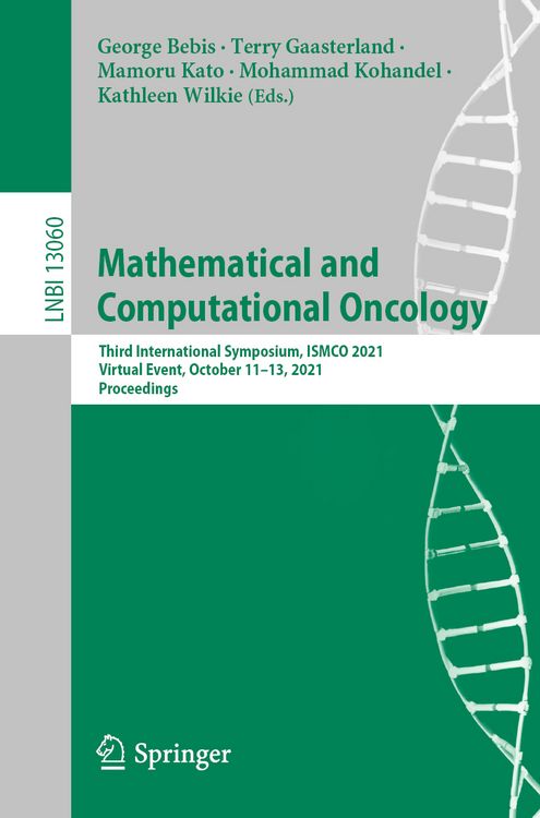 Produktbild: Mathematical and Computational Oncology
