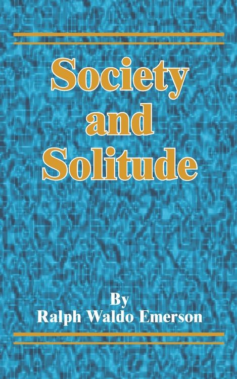 Produktbild: Society and Solitude