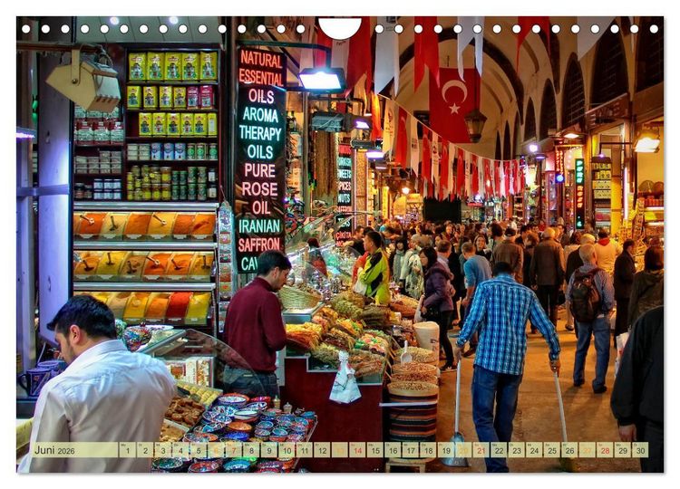 Produktbild: M&auml;rkte der Welt (Wandkalender 2026 DIN A4 quer), CALVENDO Monatskalender