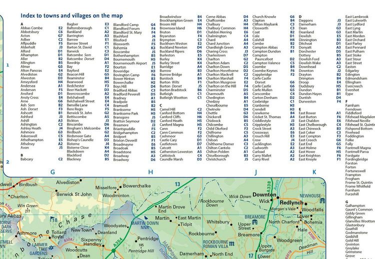 Produktbild: Dorset Pocket Map