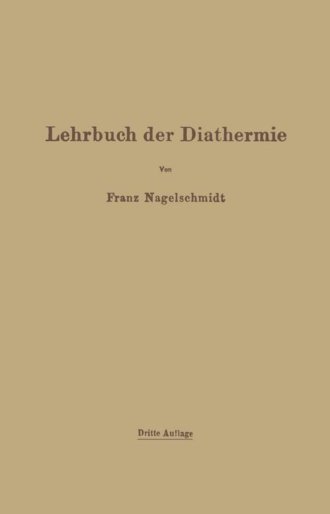 Produktbild: Lehrbuch der Diathermie