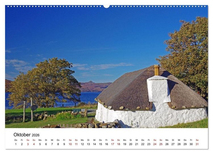 Produktbild: Von Cornwall nach Schottland (hochwertiger Premium Wandkalender 2026 DIN A2 quer), Kunstdruck in Hochglanz