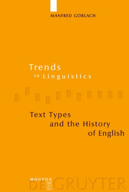Produktbild: Text Types and the History of English