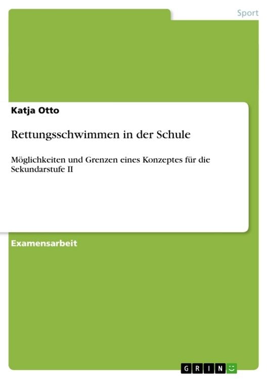 Produktbild: Rettungsschwimmen in der Schule