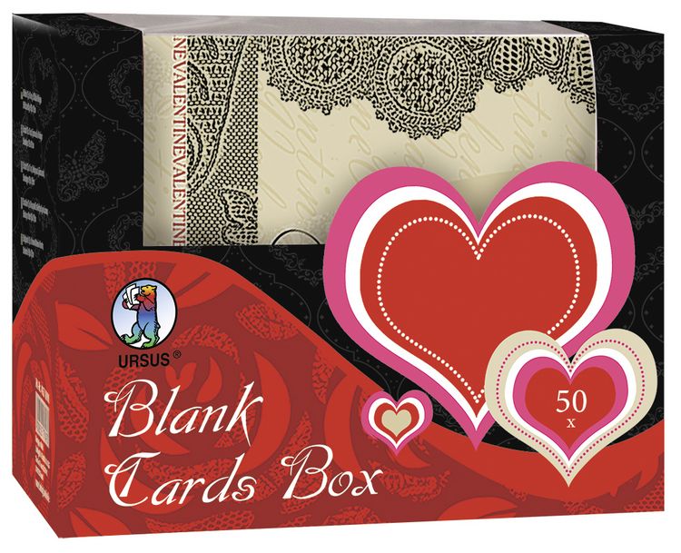 Produktbild: URSUS Blank Cards Box