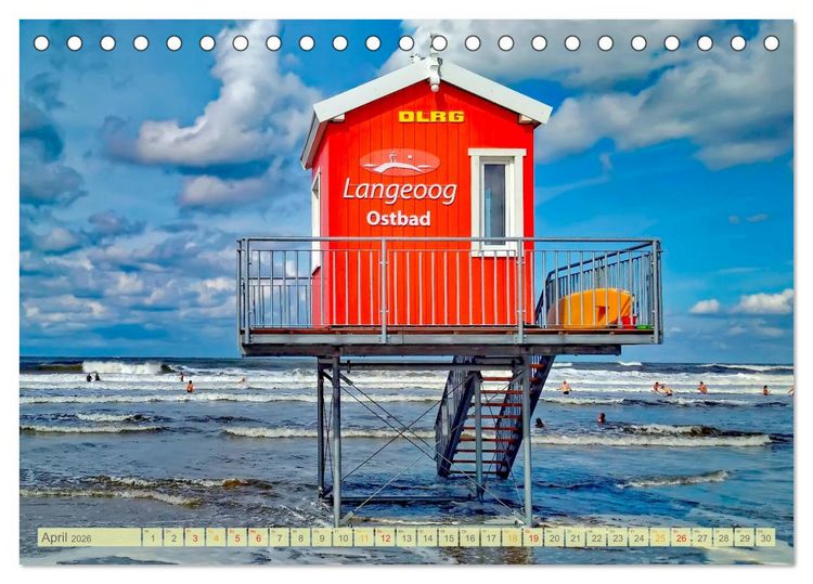 Produktbild: Mein Ostfriesland (Tischkalender 2026 DIN A5 quer), CALVENDO Monatskalender