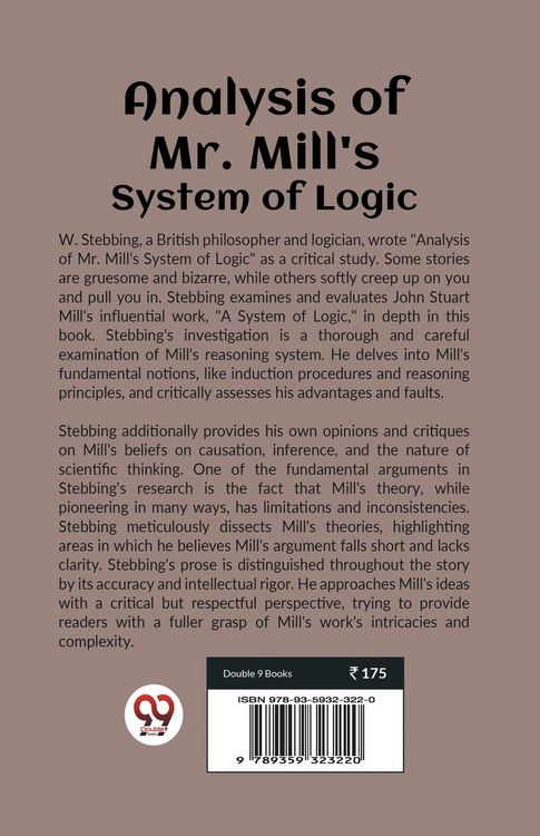 Produktbild: Analysis Of Mr. Mill'S System Of Logic