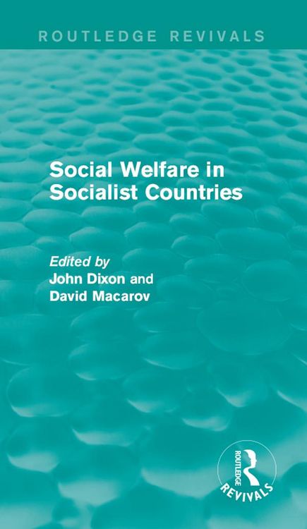 Produktbild: Social Welfare in Socialist Countries
