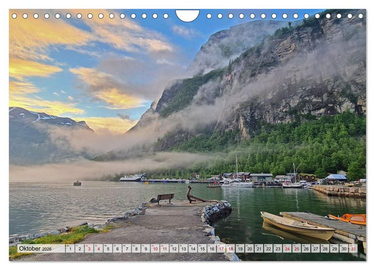 Produktbild: Norwegen erkunden mit dem Wohnmobil (Wandkalender 2026 DIN A4 quer), CALVENDO Monatskalender