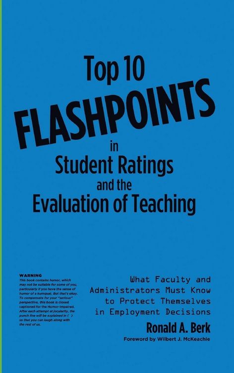 Produktbild: Top 10 Flashpoints in Student Ratings and the Evaluation of Teaching