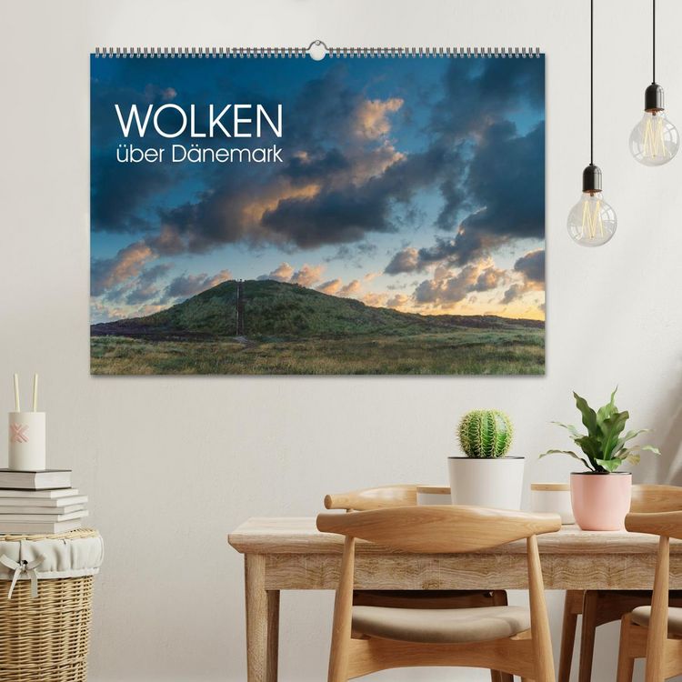 Produktbild: Wolken &uuml;ber D&auml;nemark (Wandkalender 2026 DIN A2 quer), CALVENDO Monatskalender
