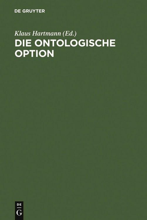 Produktbild: Die ontologische Option