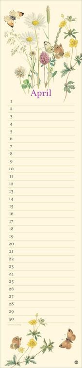 Produktbild: Edith Holden: Geburtstagskalender Langplaner