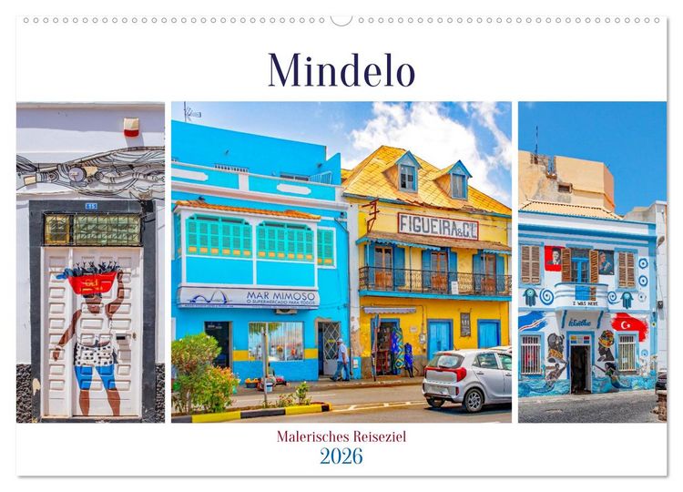 Produktbild: Mindelo - malerisches Reiseziel (Wandkalender 2026 DIN A2 quer), CALVENDO Monatskalender