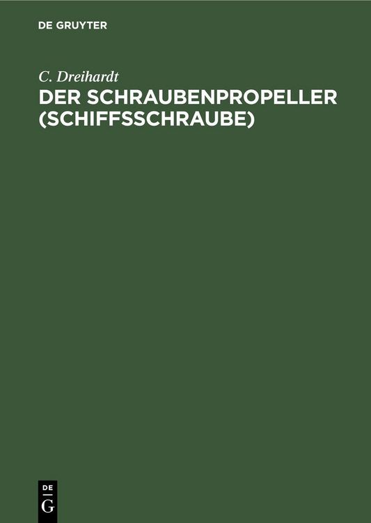 Produktbild: Der Schraubenpropeller (Schiffsschraube)