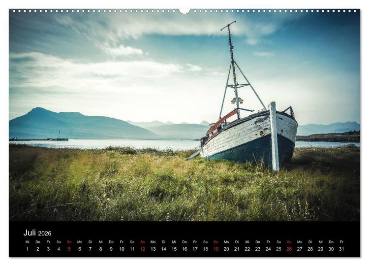 Produktbild: Island Impressionen von Armin Fuchs (Wandkalender 2026 DIN A2 quer), CALVENDO Monatskalender