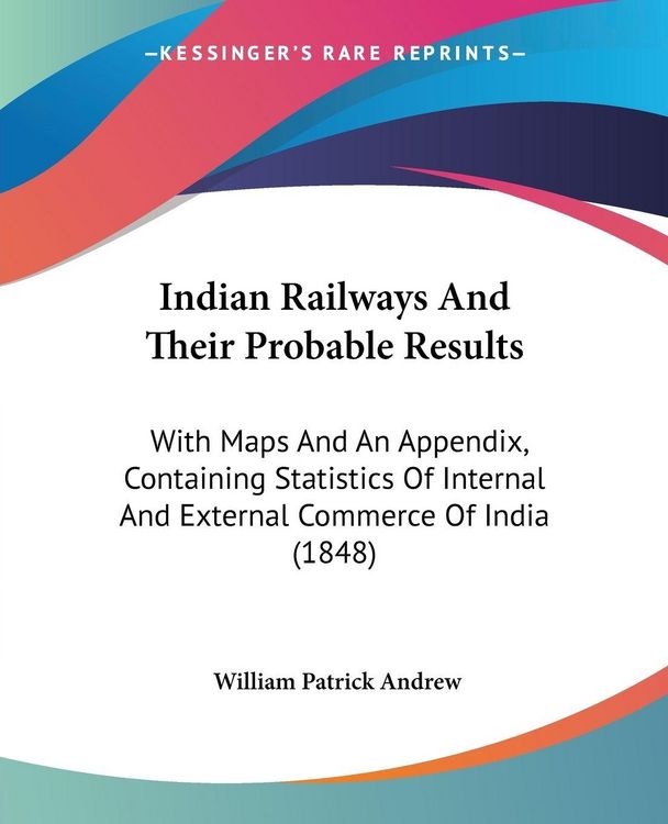 Produktbild: Indian Railways And Their Probable Results