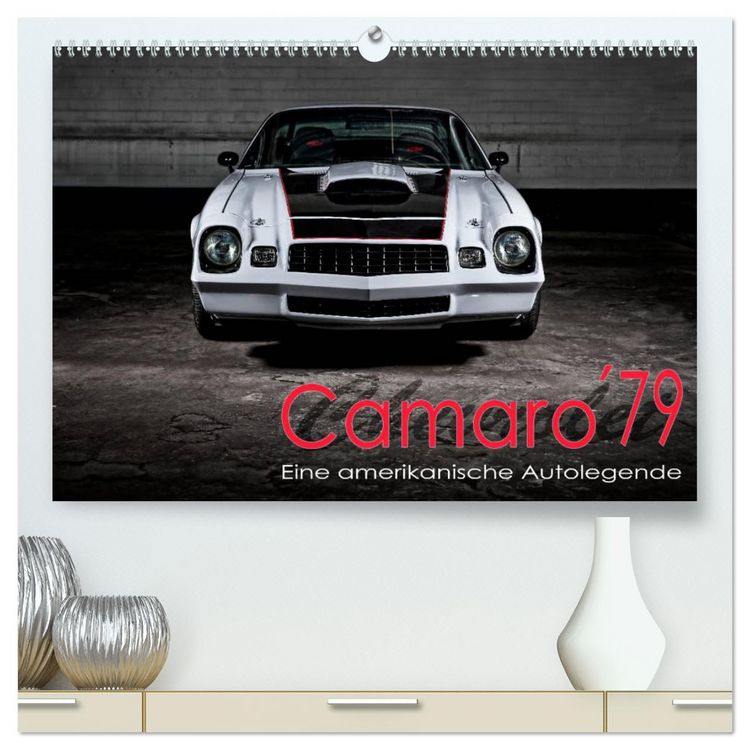 Produktbild: Chevrolet Camaro &acute;79 (hochwertiger Premium Wandkalender 2025 DIN A2 quer), Kunstdruck in Hochglanz