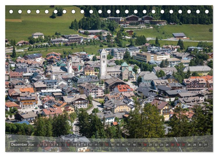 Produktbild: Pustertal im Osten S&uuml;dtirols (Tischkalender 2026 DIN A5 quer), CALVENDO Monatskalender
