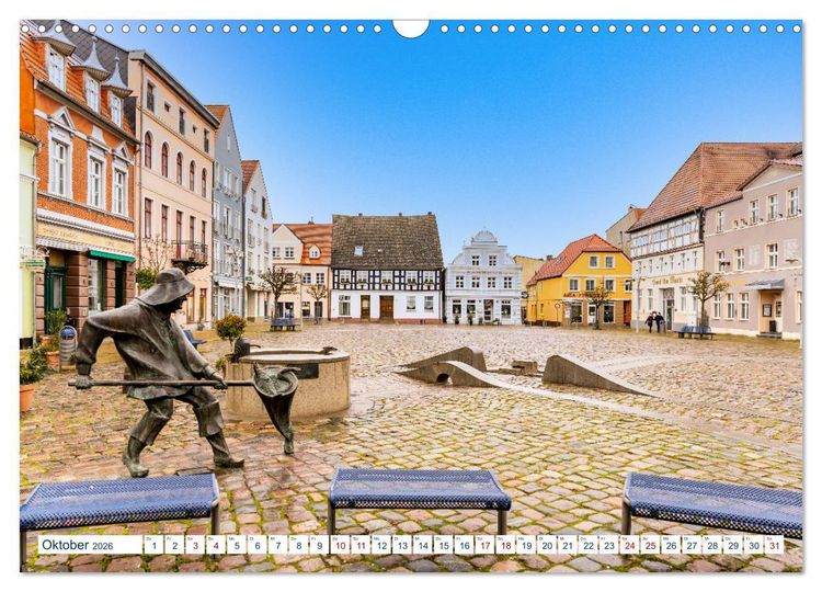 Produktbild: Seebad Ueckerm&uuml;nde (Wandkalender 2026 DIN A3 quer), CALVENDO Monatskalender