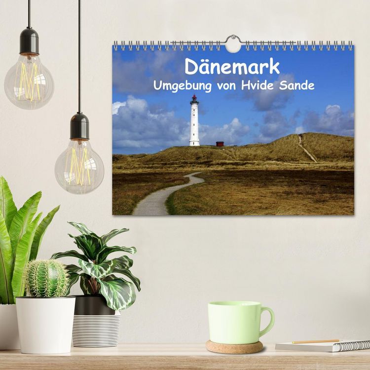 Produktbild: D&auml;nemark - Umgebung von Hvide Sande (Wandkalender 2026 DIN A4 quer), CALVENDO Monatskalender