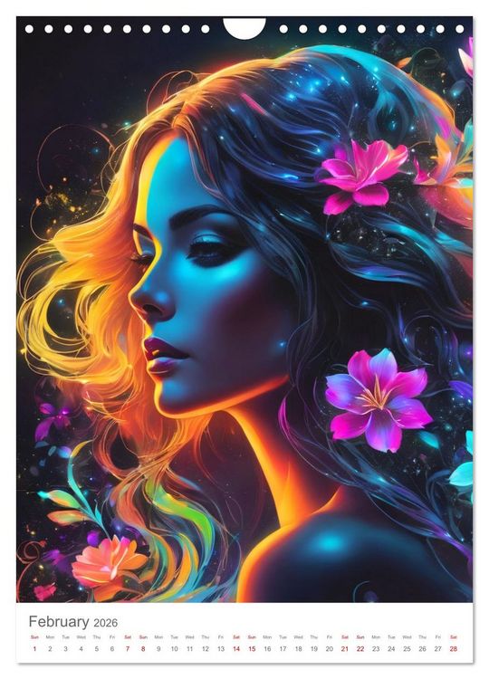 Produktbild: Feminine elegance (Wall Calendar 2026 DIN A4 portrait), CALVENDO 12 Month Wall Calendar