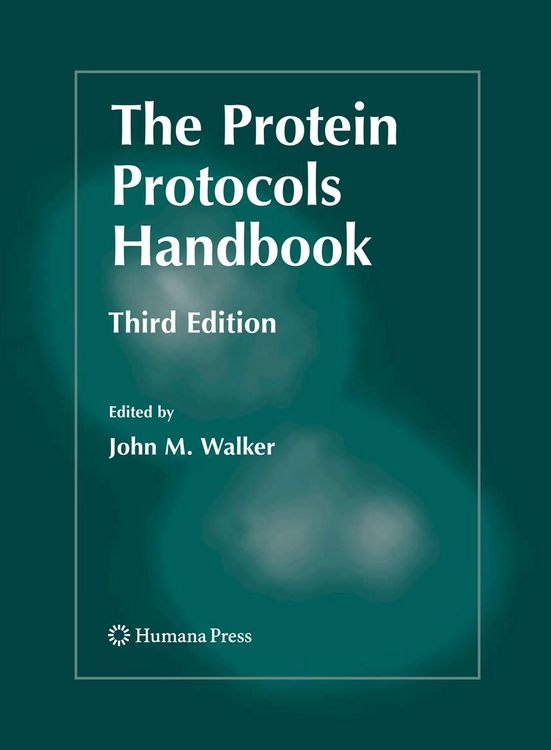 Produktbild: The Protein Protocols Handbook
