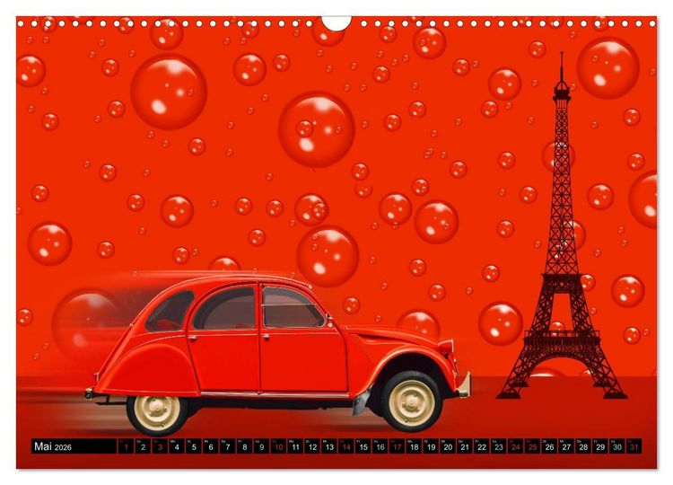 Produktbild: Oldtimer Romantik (Wandkalender 2026 DIN A3 quer), CALVENDO Monatskalender