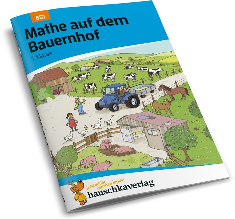 Produktbild: Mathe 1. Klasse &Uuml;bungsheft - Mathe auf dem Bauernhof