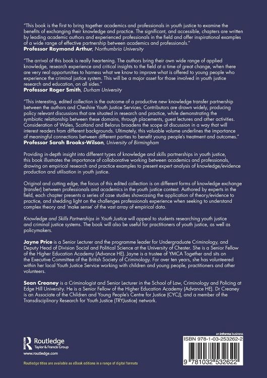 Produktbild: Knowledge and Skills Partnerships in Youth Justice