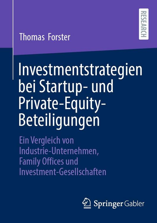 Produktbild: Investmentstrategien bei Startup- und Private-Equity-Beteiligungen
