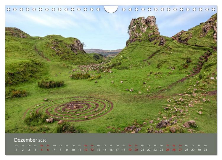 Produktbild: Isle of Skye, die raue schottische Sch&ouml;nheit (Wandkalender 2026 DIN A4 quer), CALVENDO Monatskalender