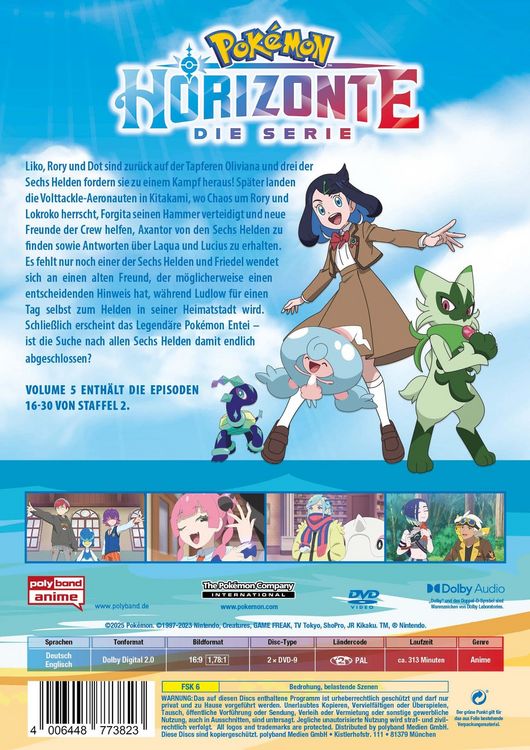 Produktbild: Pok&eacute;mon Horizonte - Volume 5 [2 DVDs]
