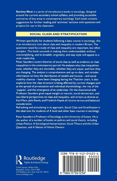 Produktbild: Social Class and Stratification