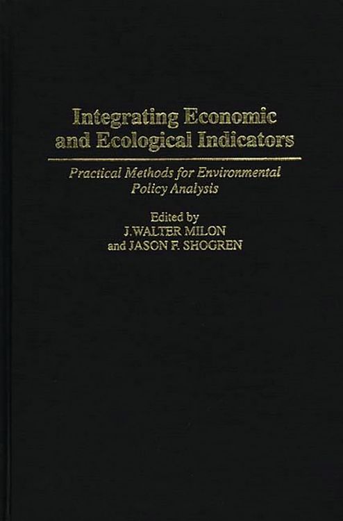 Produktbild: Integrating Economic and Ecological Indicators
