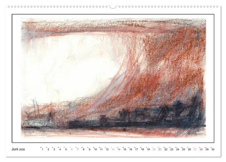 Produktbild: Rembrandt Landschaften wgVoigt (hochwertiger Premium Wandkalender 2026 DIN A2 quer), Kunstdruck in Hochglanz