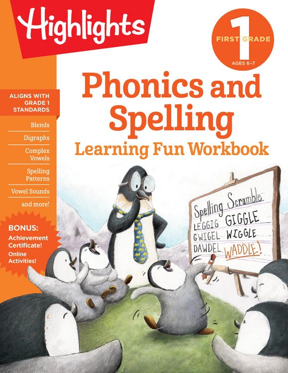 Produktbild: First Grade Phonics and Spelling