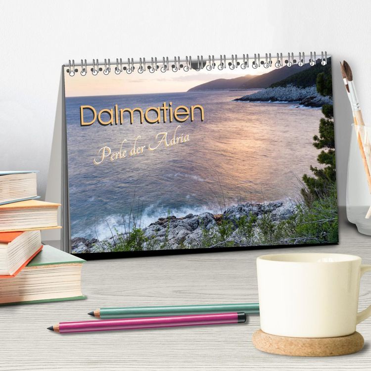 Produktbild: Dalmatien - Perle der Adria (Tischkalender 2026 DIN A5 quer), CALVENDO Monatskalender