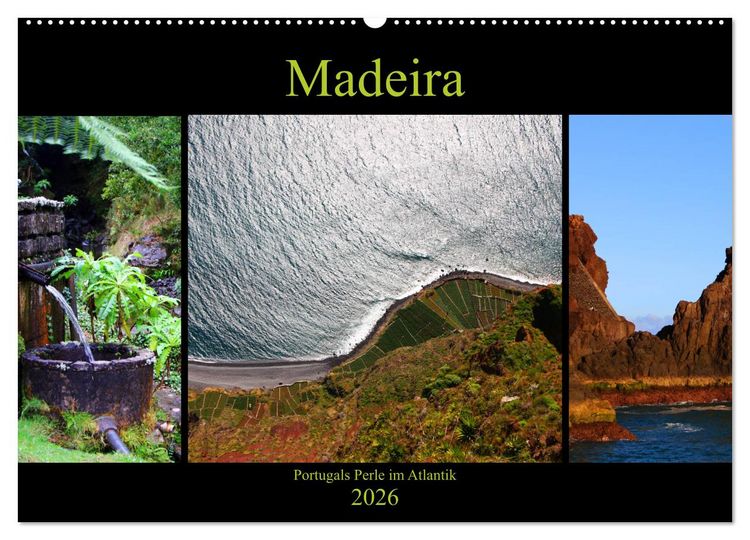 Produktbild: Madeira - Portugals Perle im Atlantik (Wandkalender 2026 DIN A2 quer), CALVENDO Monatskalender