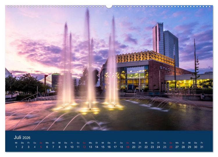 Produktbild: Chemnitz - Sachsen von seiner sch&ouml;nsten Seite (hochwertiger Premium Wandkalender 2026 DIN A2 quer), Kunstdruck in Hochglanz