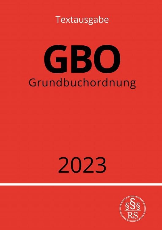 Produktbild: Grundbuchordnung - GBO 2023