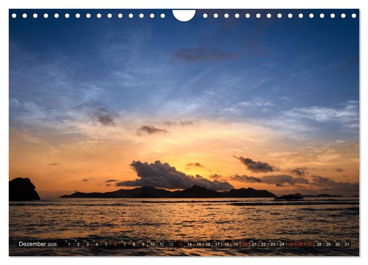 Produktbild: Seychellen - Das letzte Paradies auf Erden (Wandkalender 2026 DIN A4 quer), CALVENDO Monatskalender