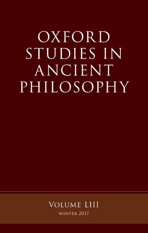 Produktbild: Oxford Studies in Ancient Philosophy, Volume 53