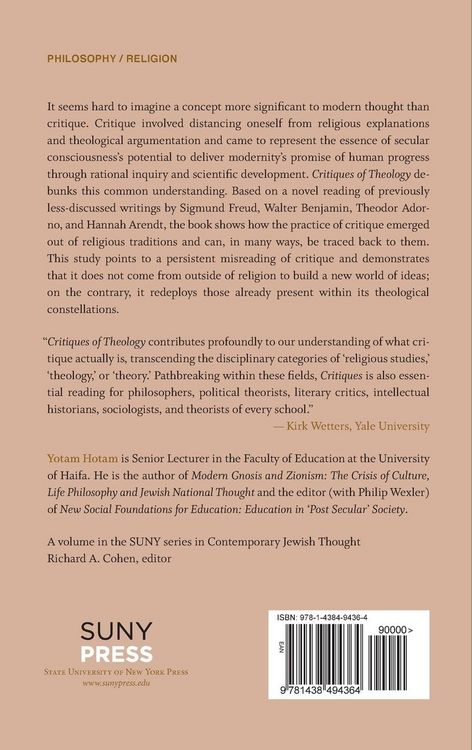 Produktbild: Critiques of Theology