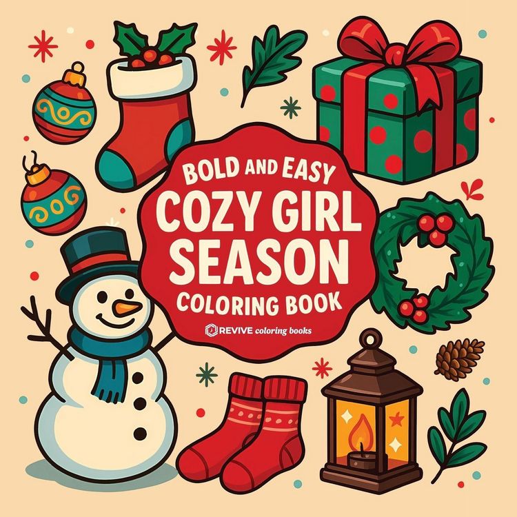 Produktbild: Bold & Easy Cozy Girl Season Coloring Book