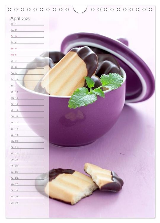 Produktbild: Geb&auml;ck und Kuchen K&uuml;chenplaner (Wandkalender 2026 DIN A4 hoch), CALVENDO Monatskalender