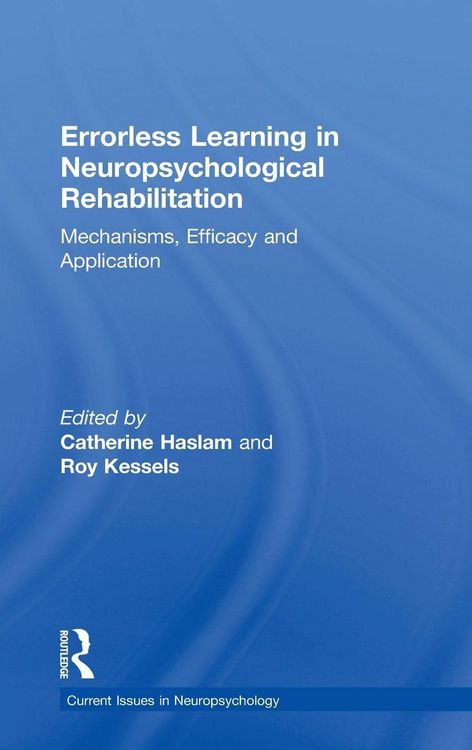 Produktbild: Errorless Learning in Neuropsychological Rehabilitation