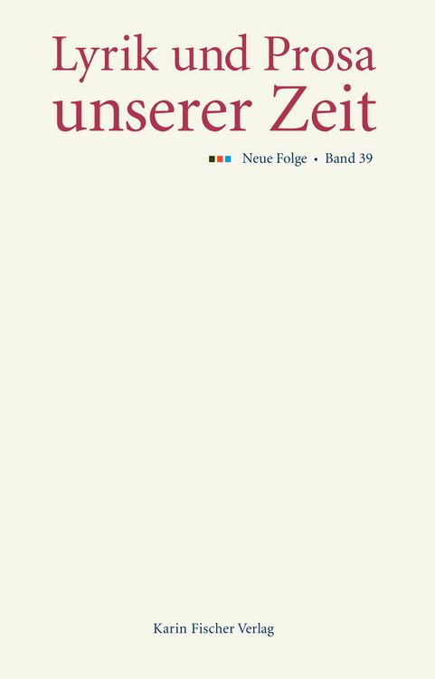 Produktbild: Lyrik und Prosa unserer Zeit