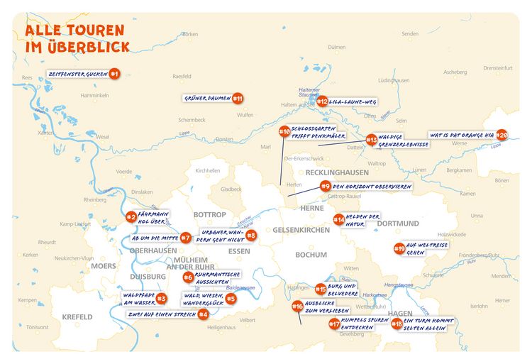 Produktbild: DUMONT Wanderzeit im Ruhrgebiet