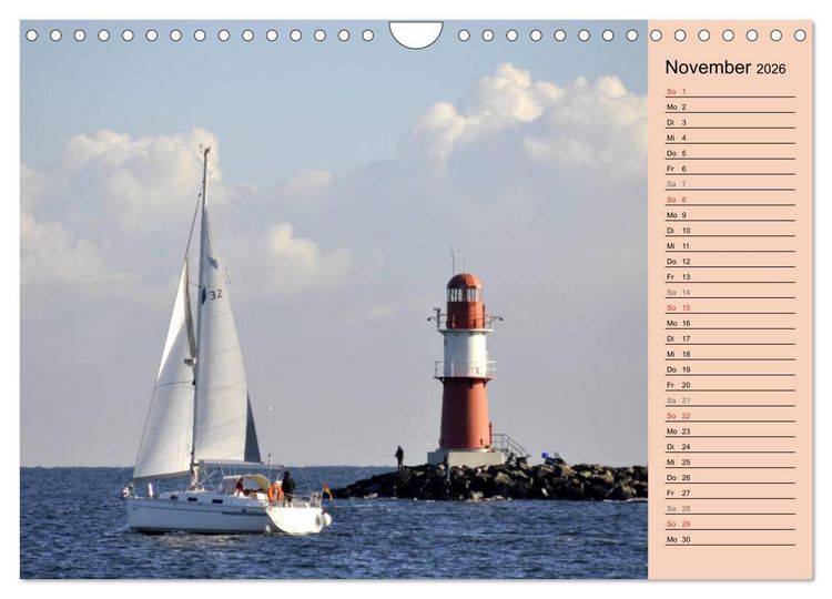 Produktbild: Die Ostsee (Wandkalender 2026 DIN A4 quer), CALVENDO Monatskalender